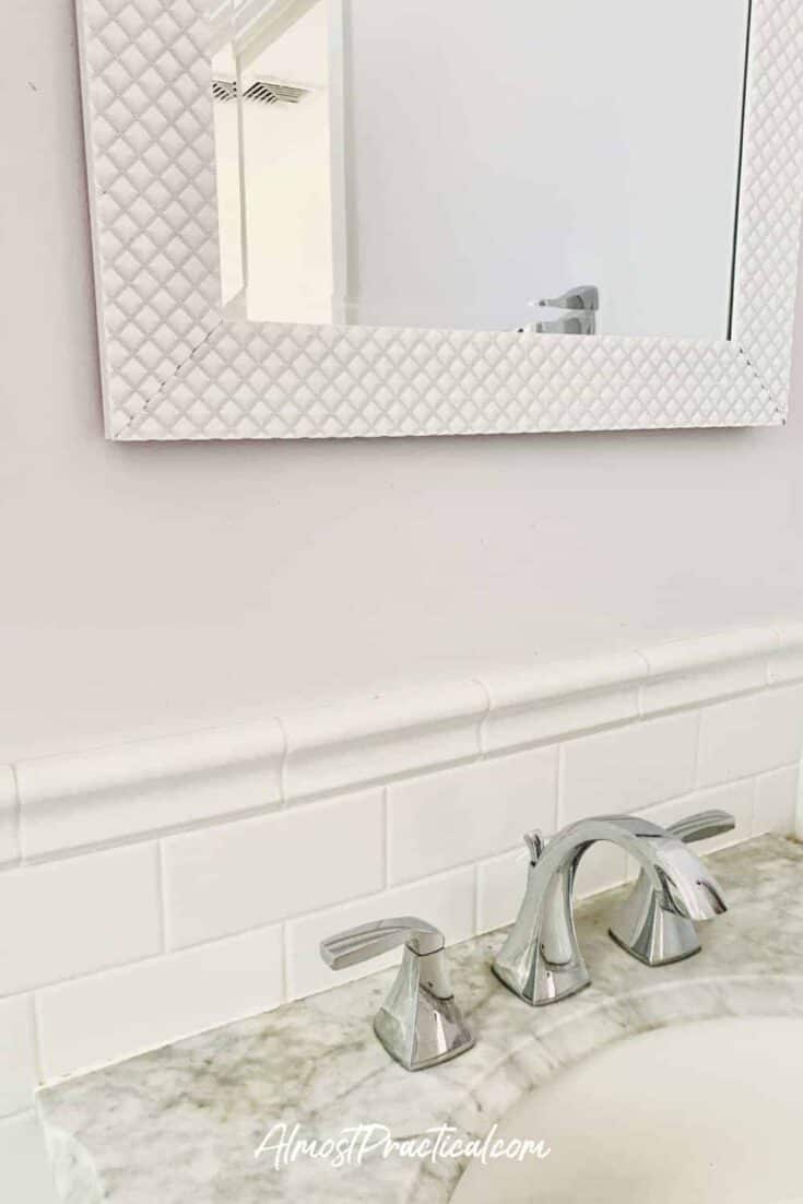 Tile Wainscoting For The Bathroom - How High Should It Be?