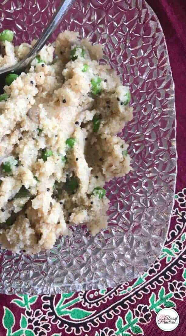 This homemade upma recipe brings autentic Indian food right to your kitchen.