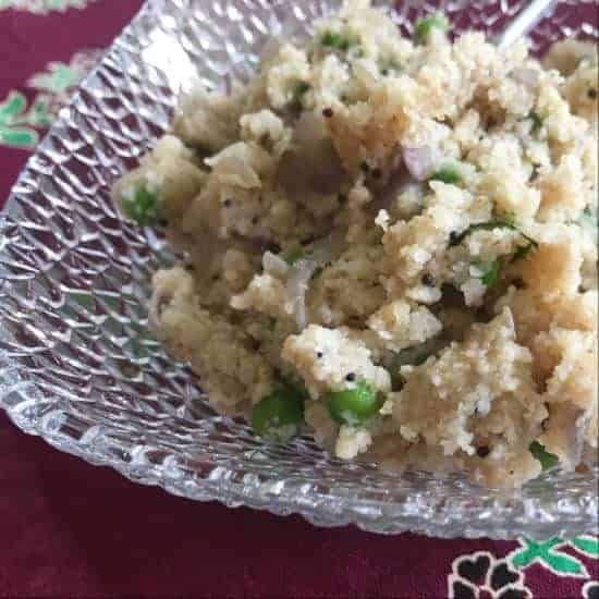 This homemade upma recipe brings autentic Indian food right to your kitchen.