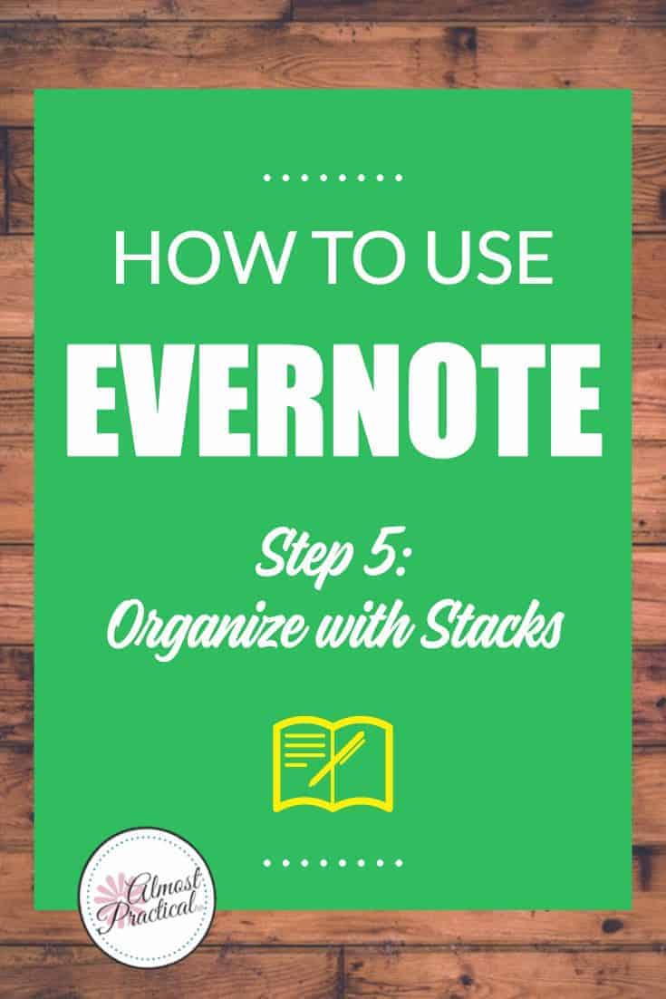 Organize your Evernote with Notebook Stacks