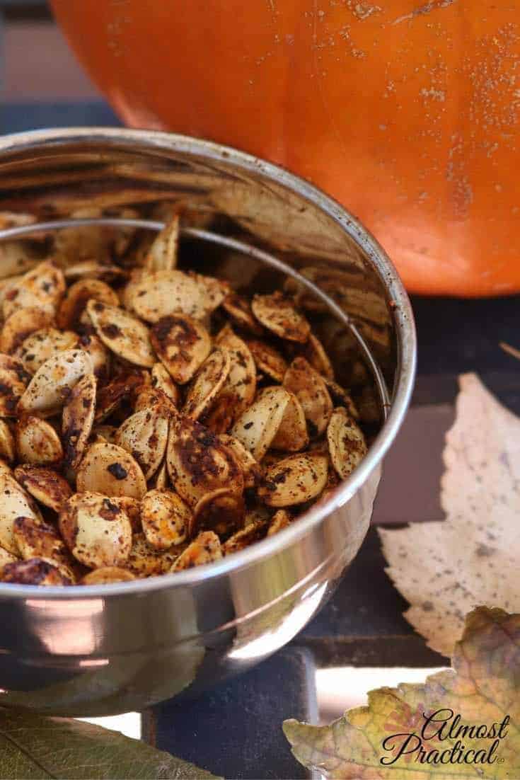 Roasted Pumpkin Seeds Recipe With Spices and Lemon