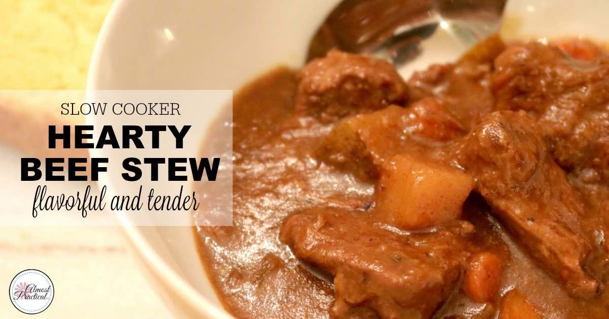 Slow cooker beef stew recipe - hearty flavorful tender