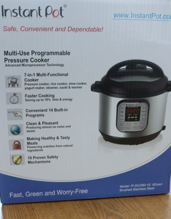 Instant Pot DUO80 8 Qt 7-in-1 Multi- Use Programmable Pressure Cooker 