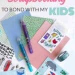 How I used scrapbooking to bond with my teenage kids. A parenting DIY that you can't afford to miss.