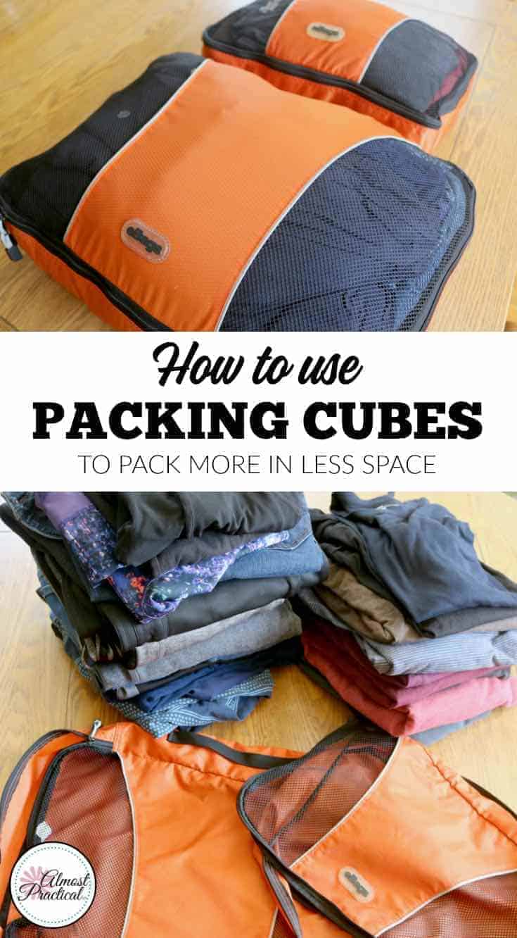 How to use eBags packing cubes to fit more into your carry-on bags and luggage on your next trip or family vacation. Don't travel without them!
