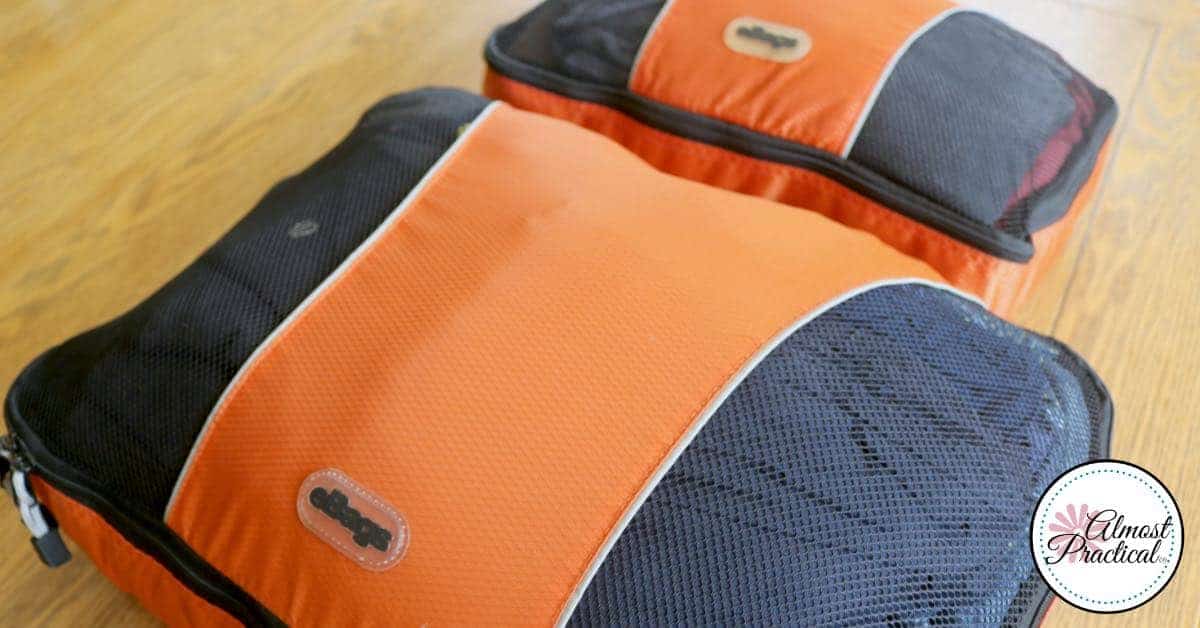 How to use eBags packing cubes to fit more into your carry-on bags and luggage on your next trip or family vacation. Don't travel without them!