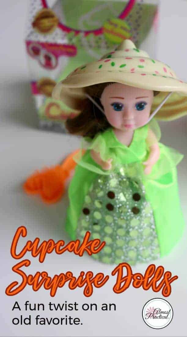 Cupcake Surprise Dolls make great gifts for girls from ages 4 to 6. They are perfect for stocking stuffers for Christmas, too. A fun twist on a traditional toy.