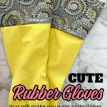 These adorably cute rubber gloves will make cleaning up the kitchen just a little easier and a lot more fun. Why not do the dishes in style?