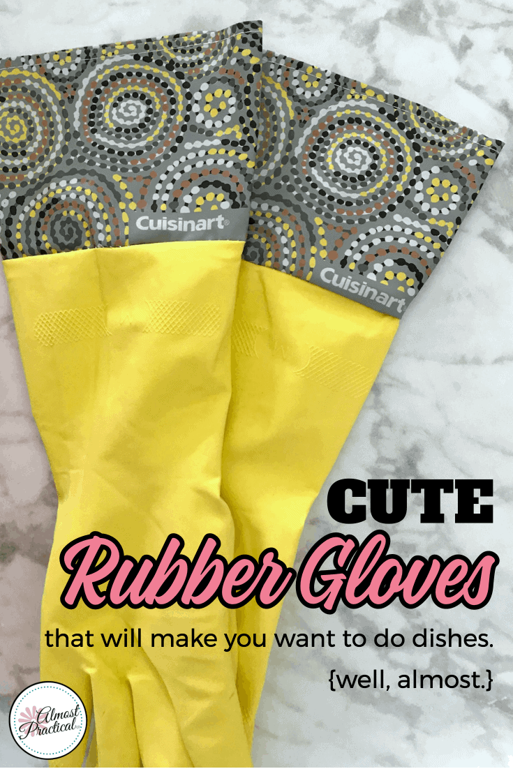 cute rubber gloves