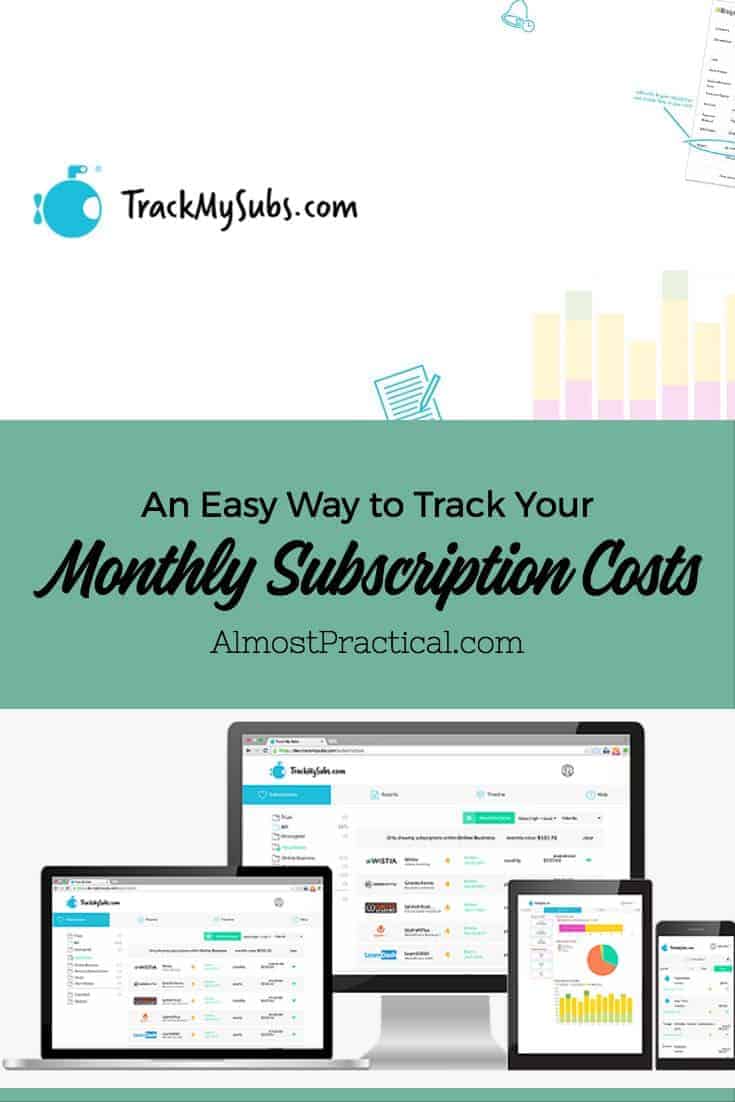 Use Track My Subs to Control Your Monthly Subscription Costs