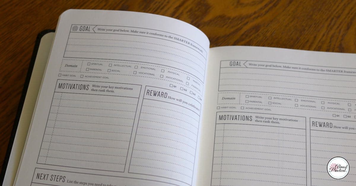 Full Focus Planner by Michael Hyatt - Goal Setting Pages