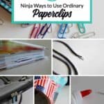 5 ninja ways to use ordinary paperclips. Life hacks for your office supplies.