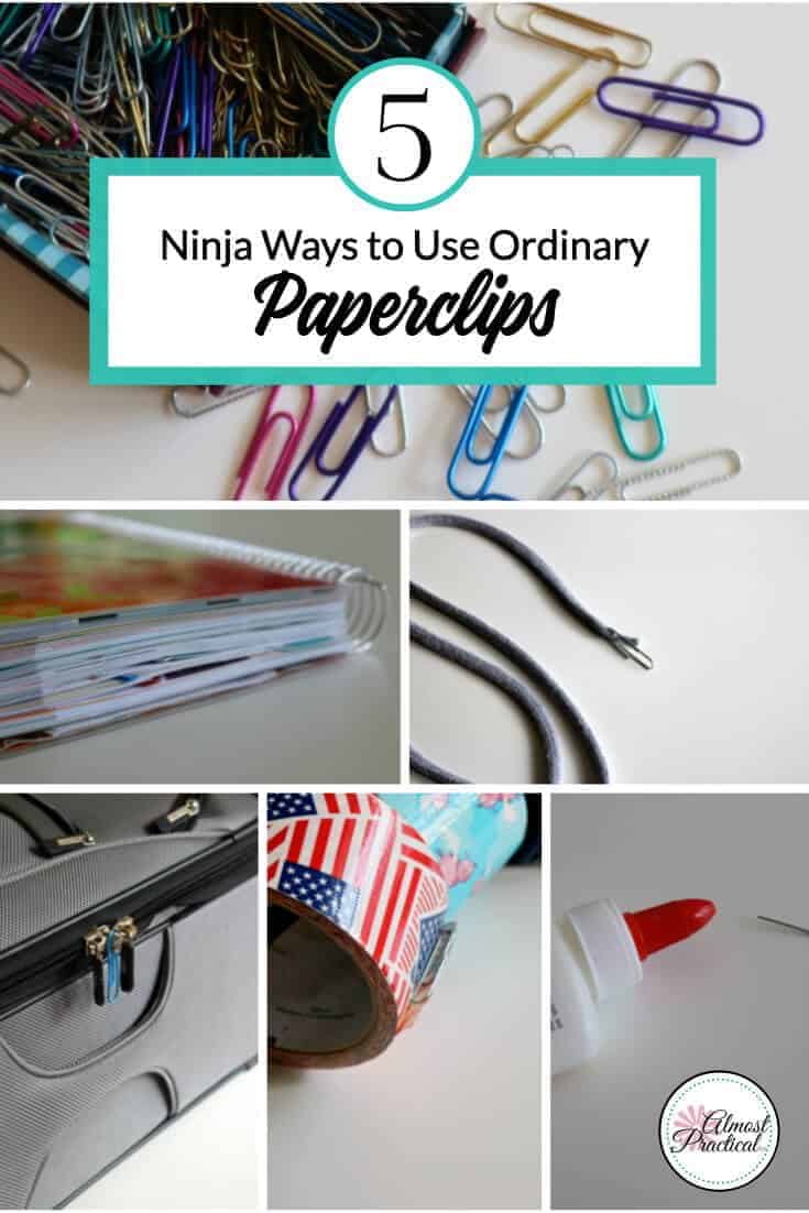 5 ninja ways to use ordinary paperclips. Life hacks for your office supplies.
