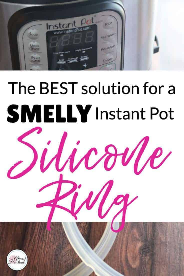 The Instant Pot silicone ring tends to pick up odors - and it is hard to clean and deodorize. This is the best solution.