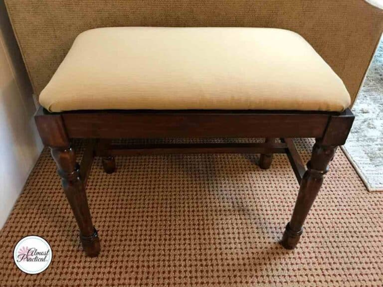 How to Reupholster a Bench a DIY for Beginners