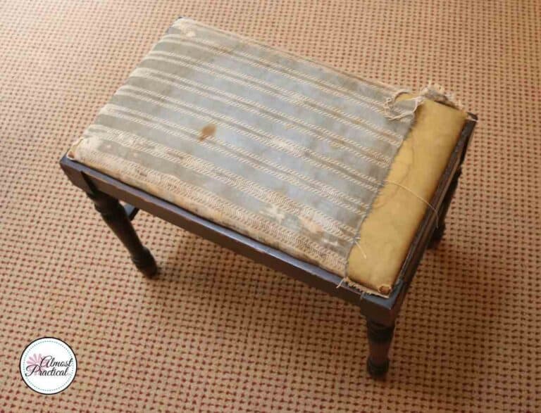 How to Reupholster a Bench a DIY for Beginners