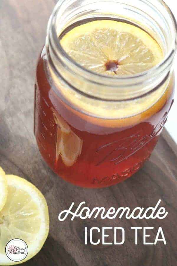 homemade iced tea recipe