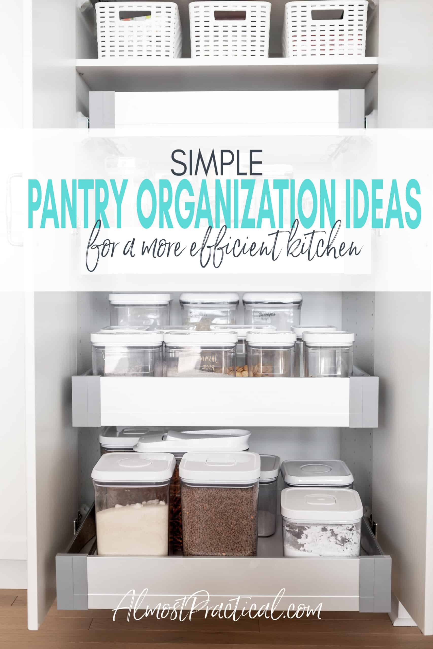 How to Organize A Pantry With Deep Shelves So You Can Actually See  Everything