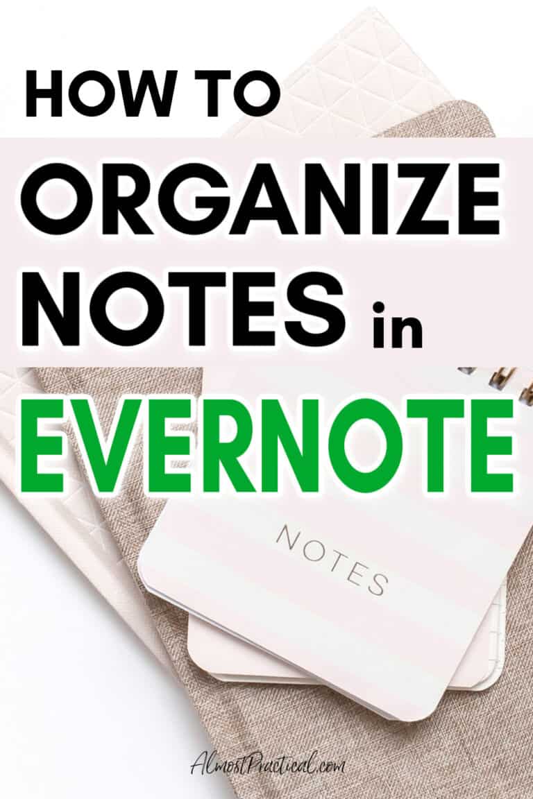 How to Organize Notes in Evernote