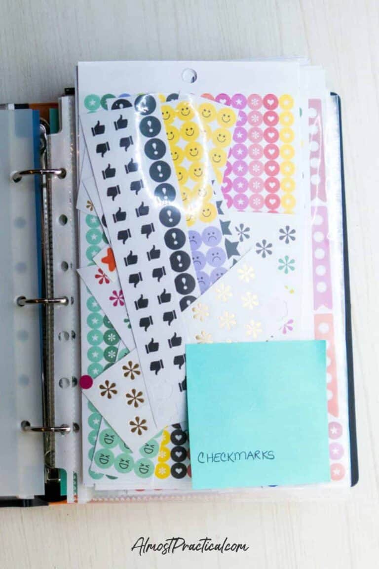 How to Organize Happy Planner Stickers