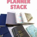 A selection of planners and binders for 2020
