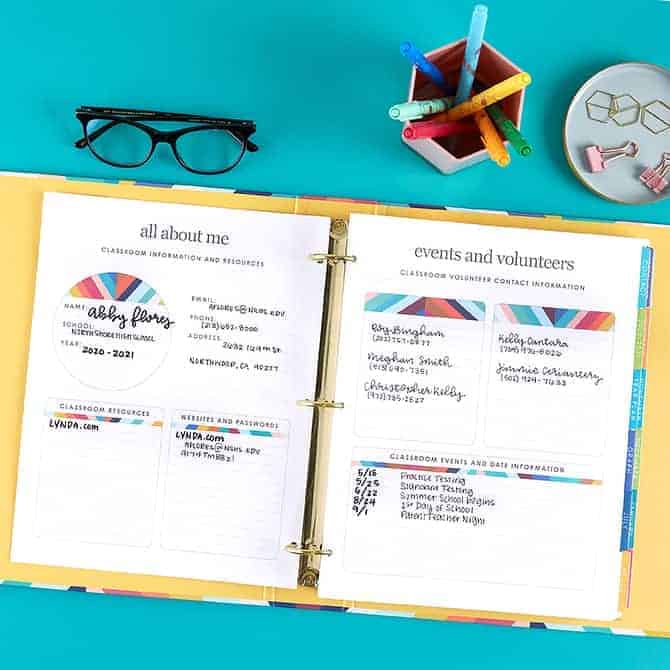 2021 Erin Condren Teacher Planner Accessories - Almost Practical