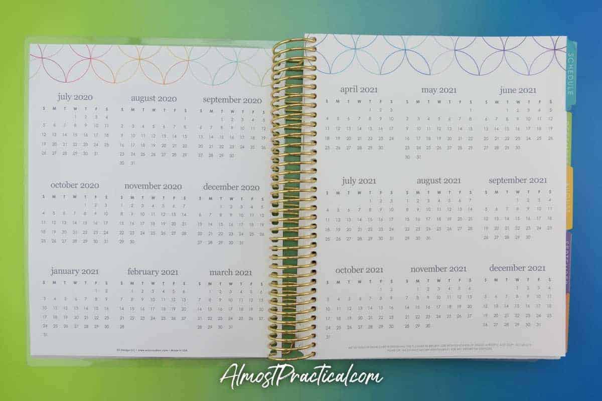 Erin Condren Academic Planner Review 2020/2021