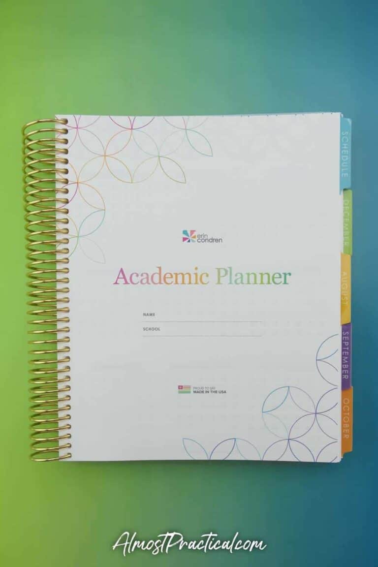 Erin Condren Academic Planner Review - 2020/2021