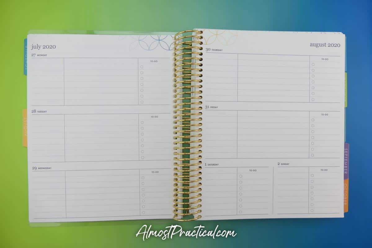 erin condren budget planner 2021