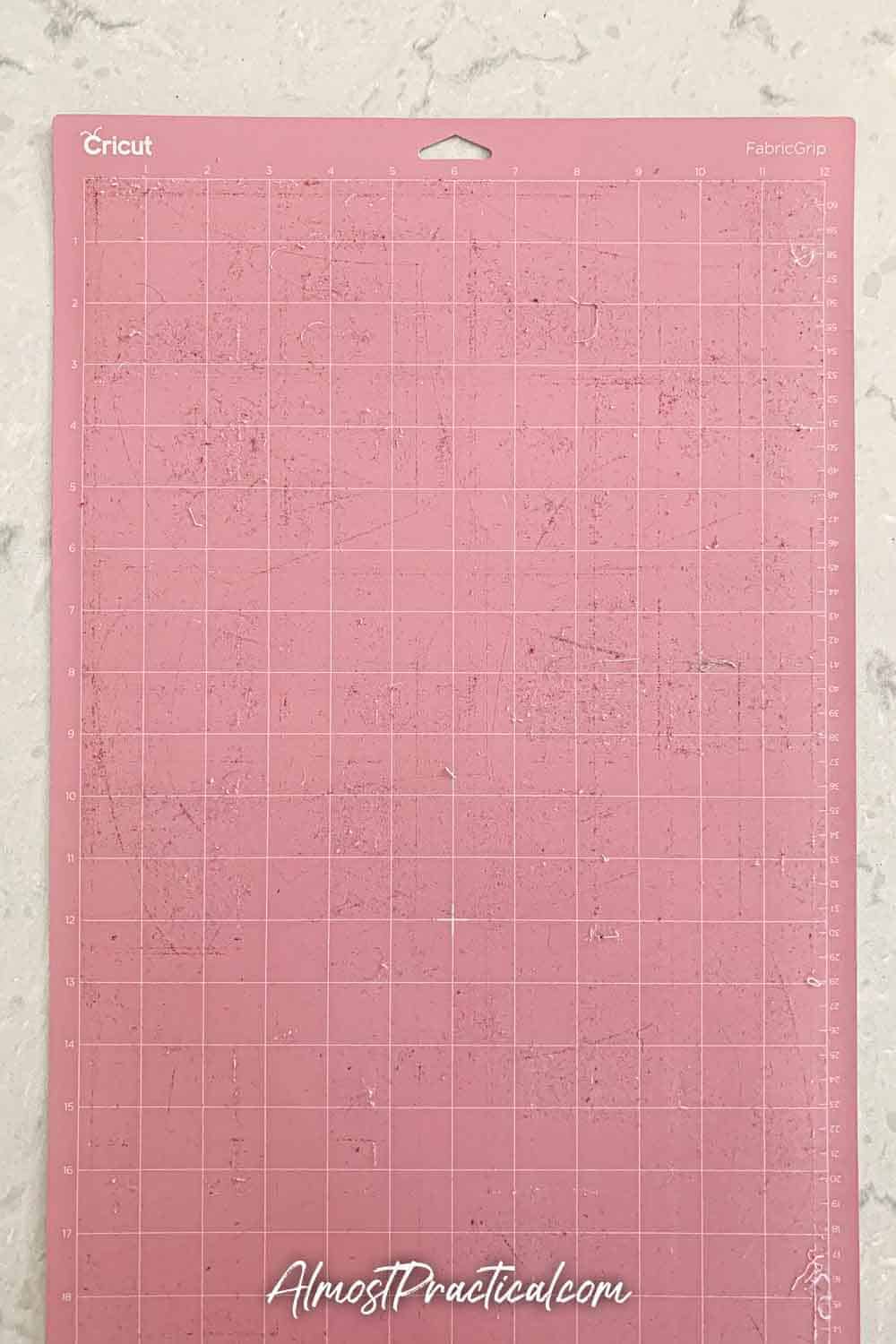 Cricut FabricGrip Mat - Pink - 12 x 24 in