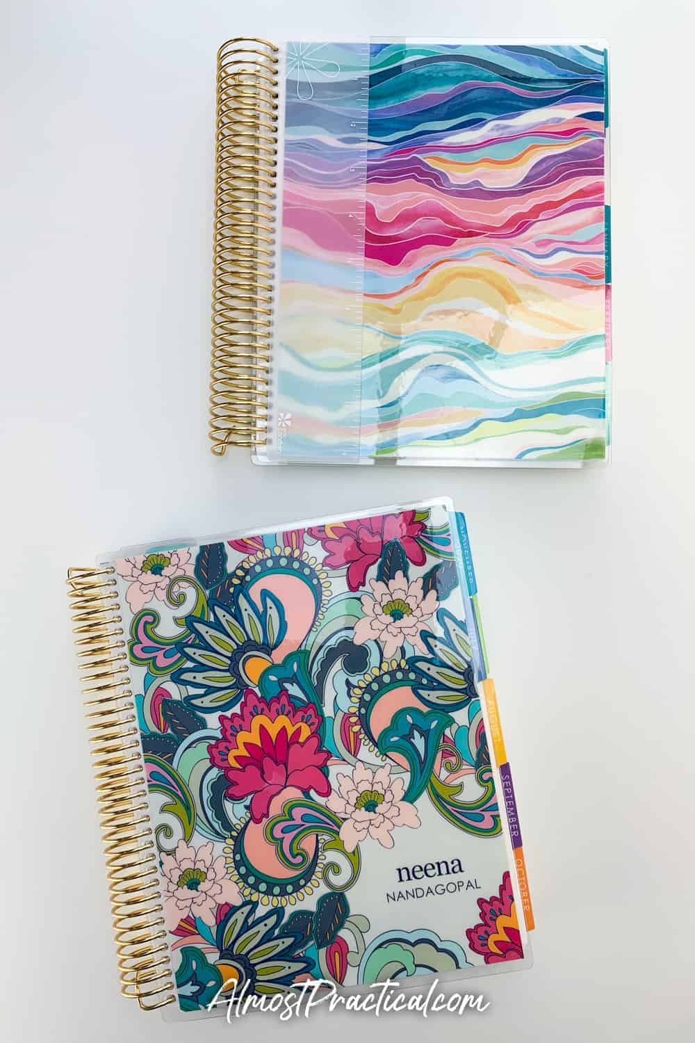 Erin Condren A5 Flora Daily Ring Agenda Setup