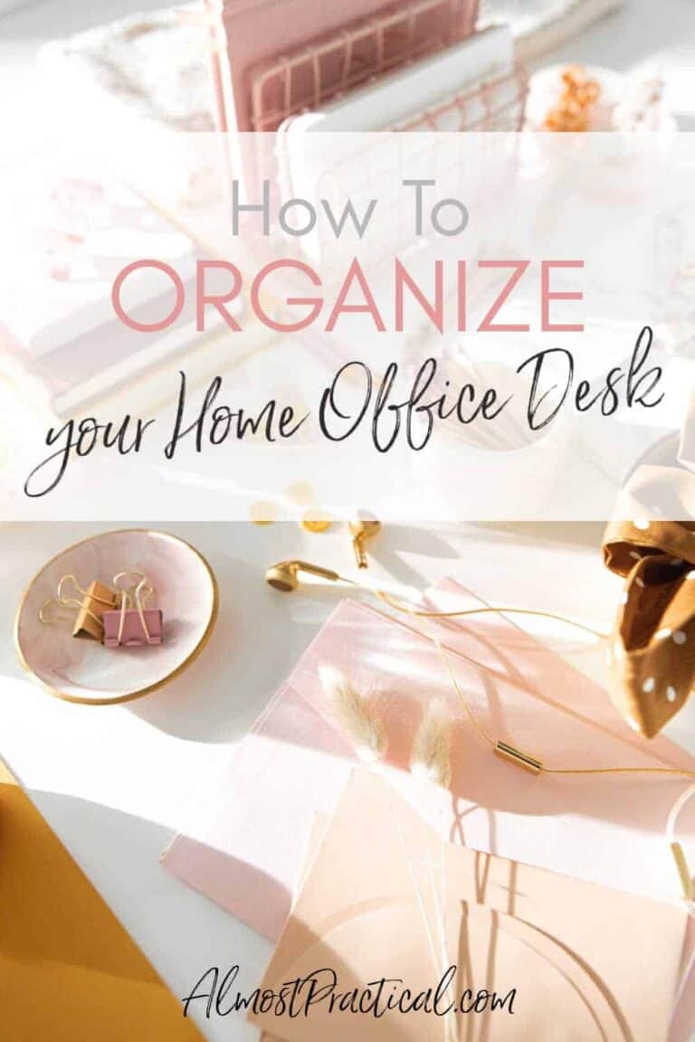 Organize Your Home Office Desk