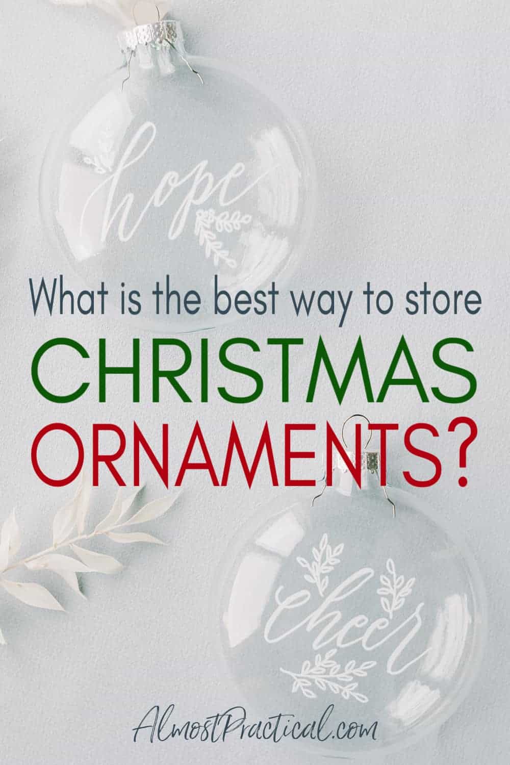 8 Best Christmas Ornament Storage Box Options - Almost Practical