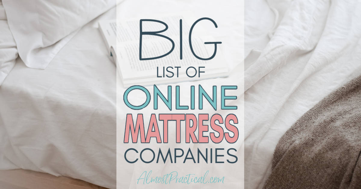 list mattress in a box companies