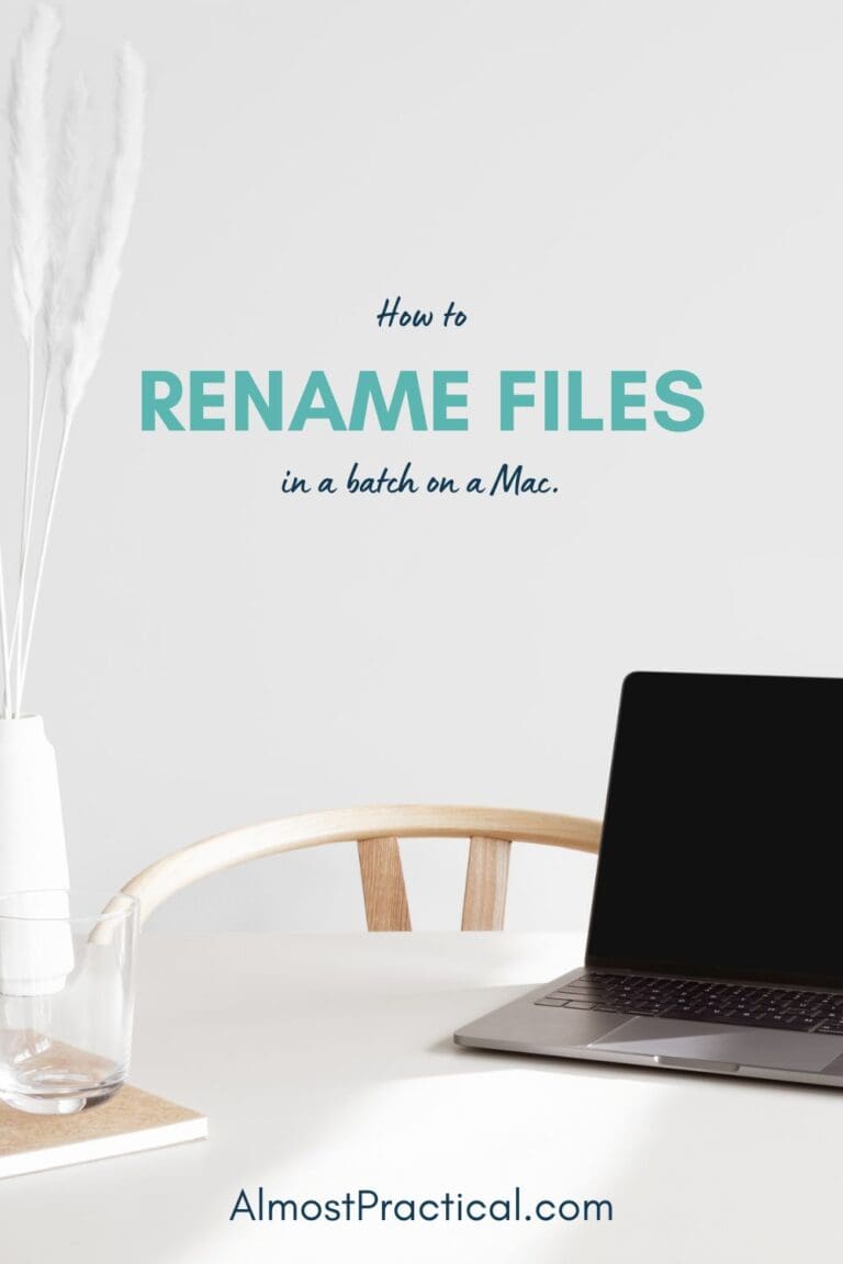 How to Batch Rename Files in a Folder on a Mac