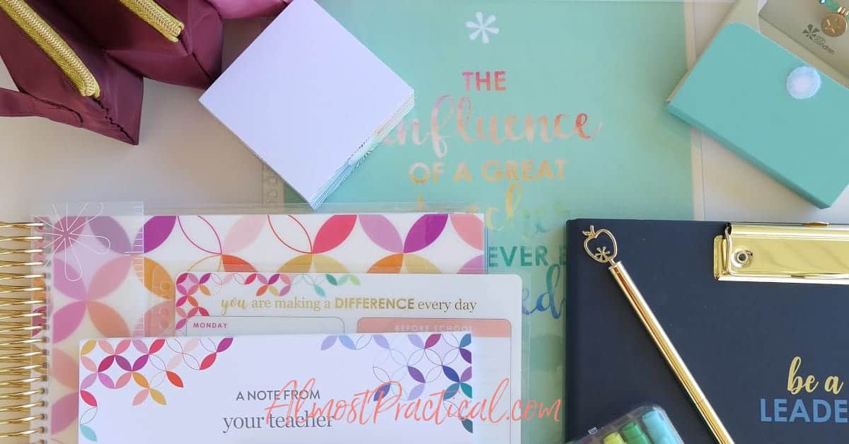 2021 Erin Condren Teacher Planner Accessories - Almost Practical