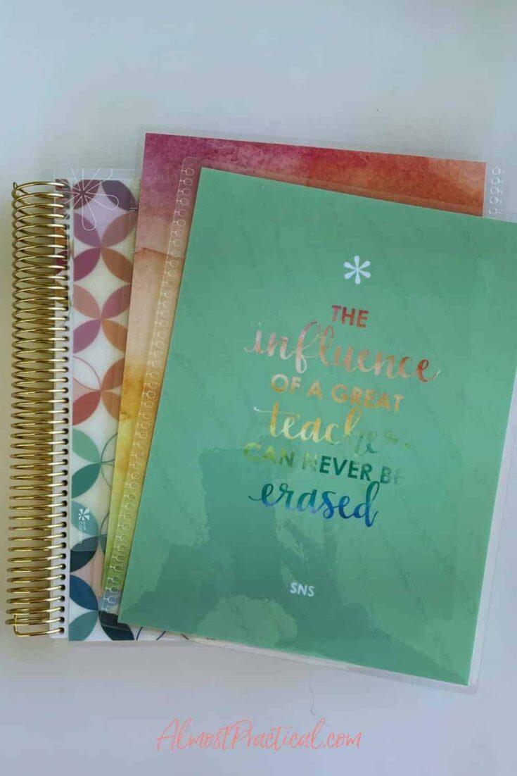 2021 Erin Condren Teacher Planner Accessories - Almost Practical