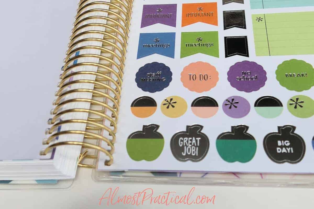 2021-2022 Erin Condren Teacher Lesson Planner Review - Almost Practical