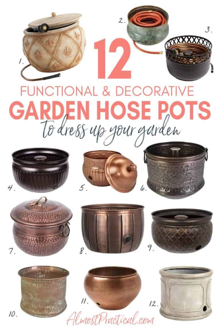12 Gorgeous Garden Hose Pots That Look Great In Your Garden