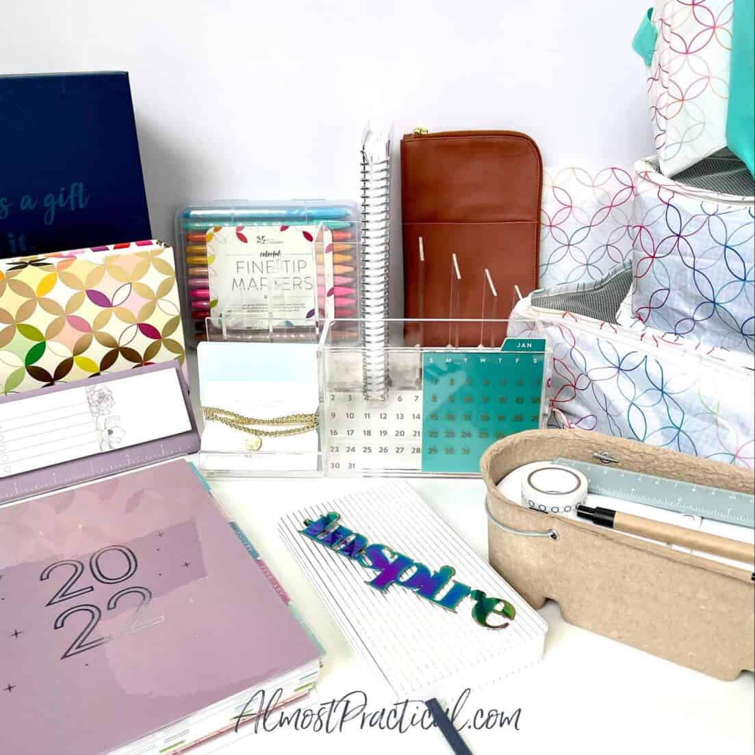 Collection of Erin Condren items from the 2021 Holiday Collection.