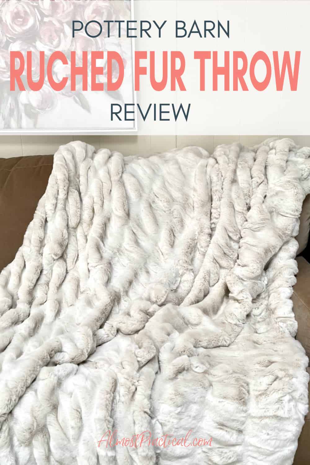 Pottery Barn Ruched Fur Throw Review