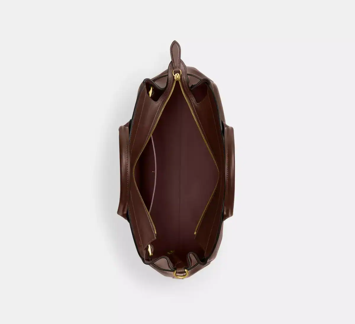 large brown bag that is open