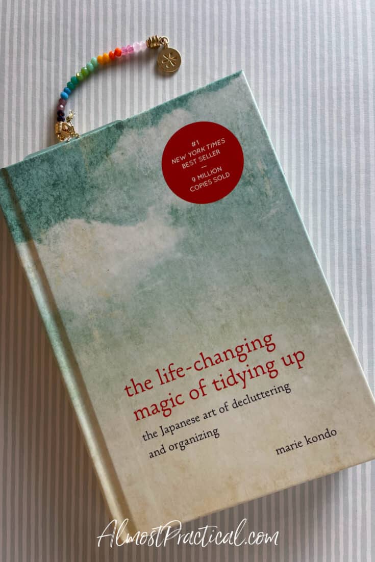 The book The Life-Changing Magic of Tidying Up