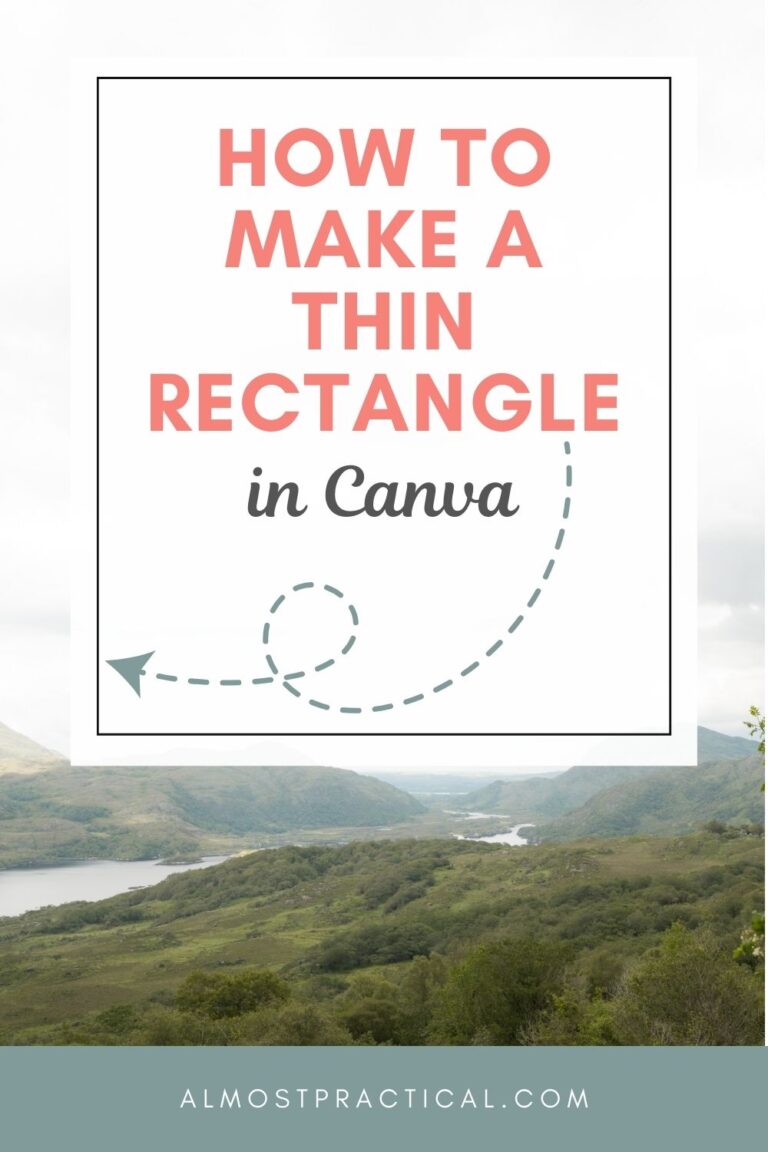 How to Create a Thin Rectangle in Canva – New Tutorial for 2024!!!