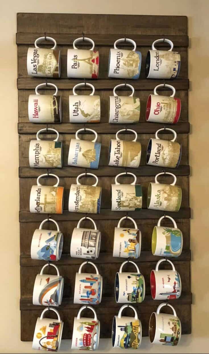 9 Fabulous Coffee Cup Organizer Ideas - Almost Practical