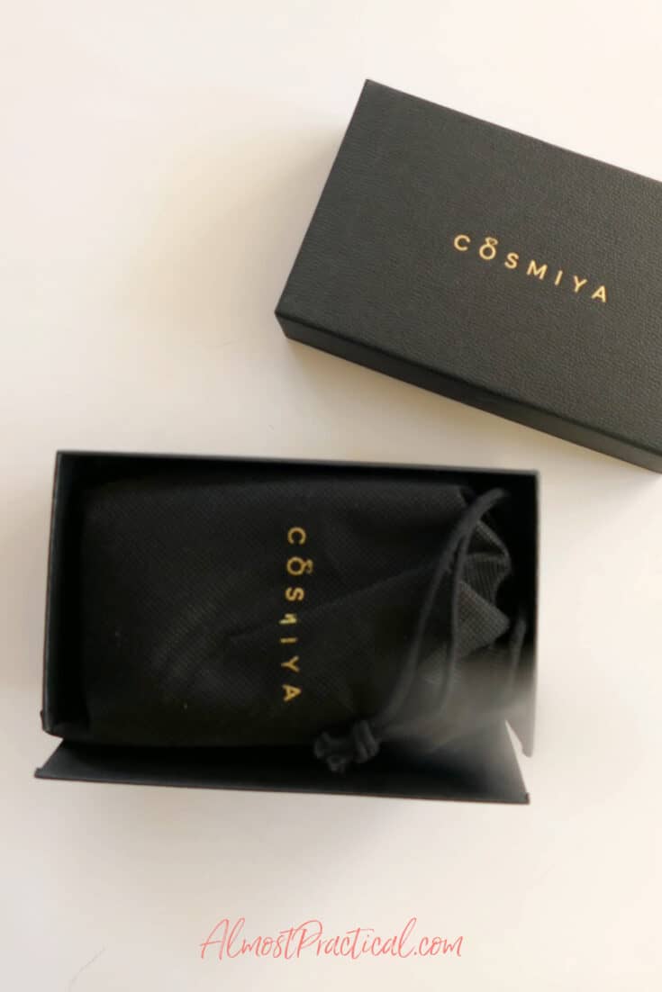 unboxing the cosmiya travel jewelry box