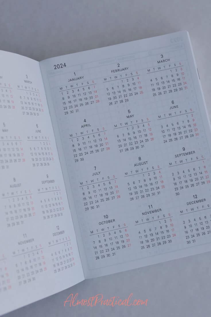 A6 Hobonichi Techo Planner Book Review - 2023