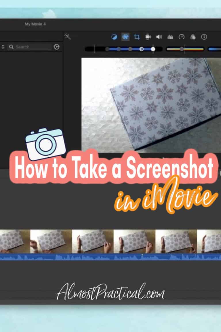 How to Take a Screenshot in iMovie