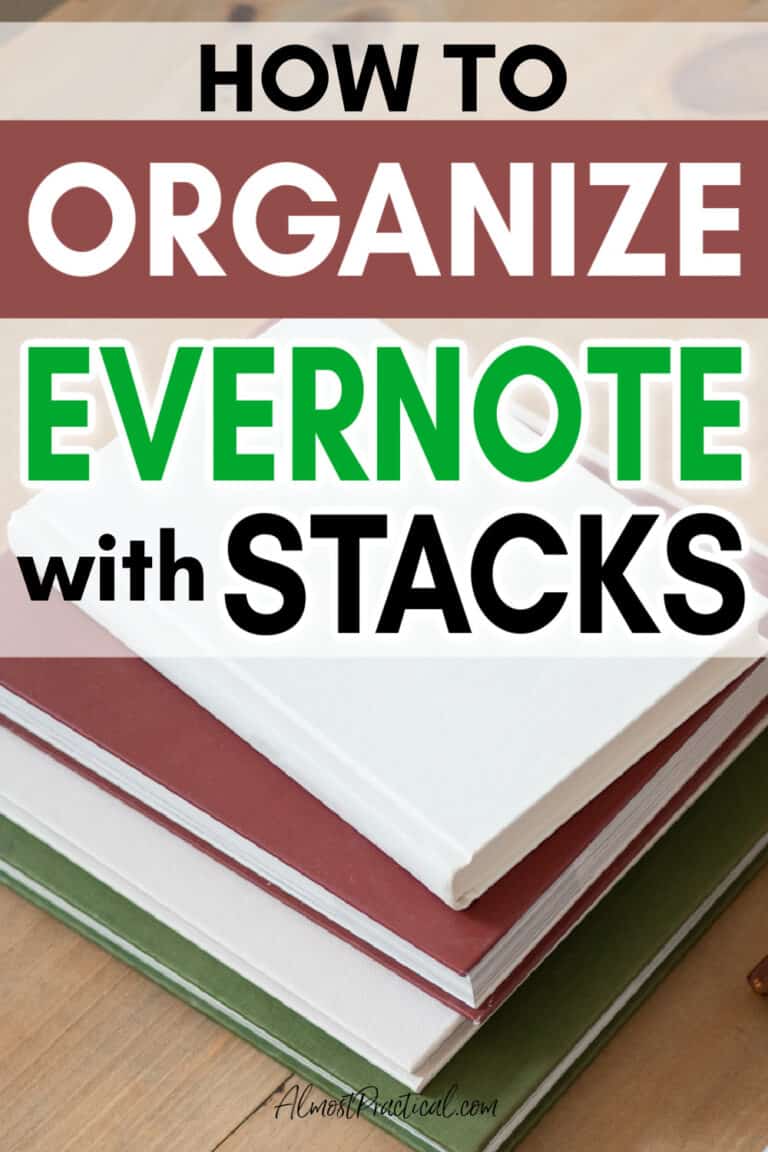 Organize Your Evernote With Notebook Stacks