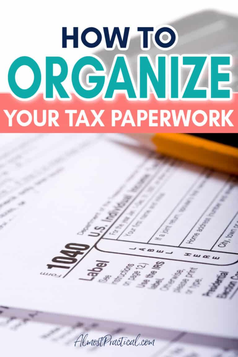 How to Organize Your Tax Paperwork